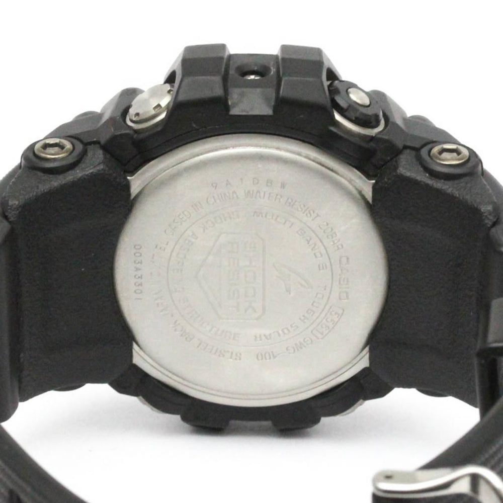 CASIO G-SHOCK Mudmaster Radio Wave Control Solar Steel Watch GWG-100-1AJF — Very Good