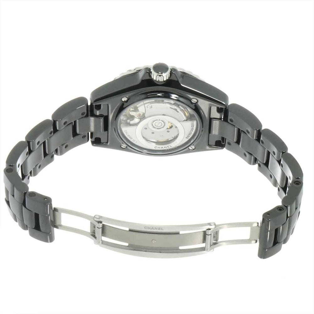 Chanel J12 Electro 38, Limited Edition of 1255 Pieces Worldwide, H7122, Men's Watch, Date, Black Ceramic, Automatic Winding — Like New