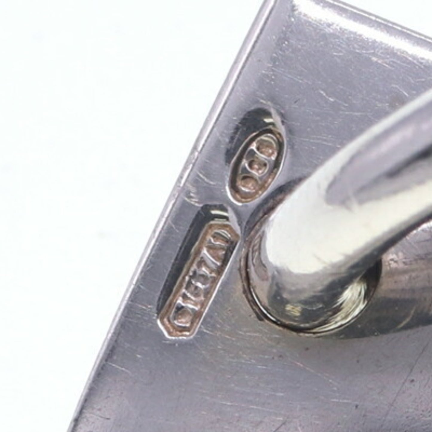 Gucci Square Plate Necklace 010595 SV Sterling Silver 925 Double-Strand Ball Chain Pendant Choker for Men and Women GUCCI