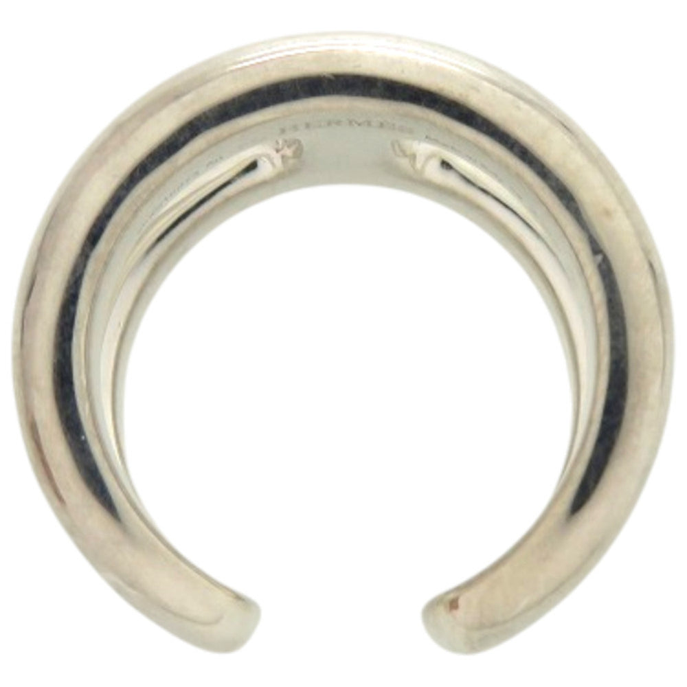 Like new Hermès Osmos PM 25X016973 sterling silver ring, size 12.5, 0581 HERMES — Like New