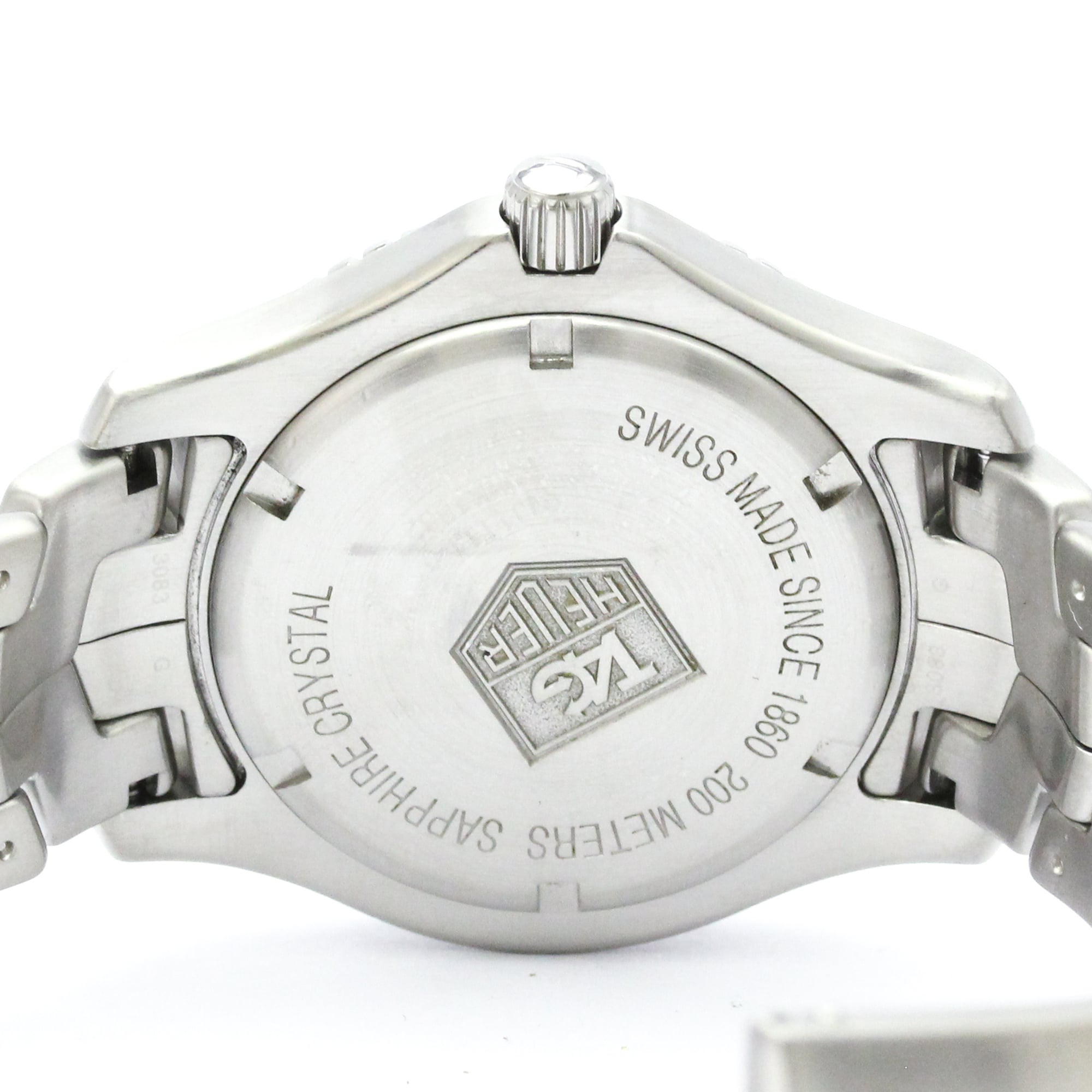 TAG HEUER Link Stainless Steel Quartz Mens Watch WJ1111 Polished — Very Good