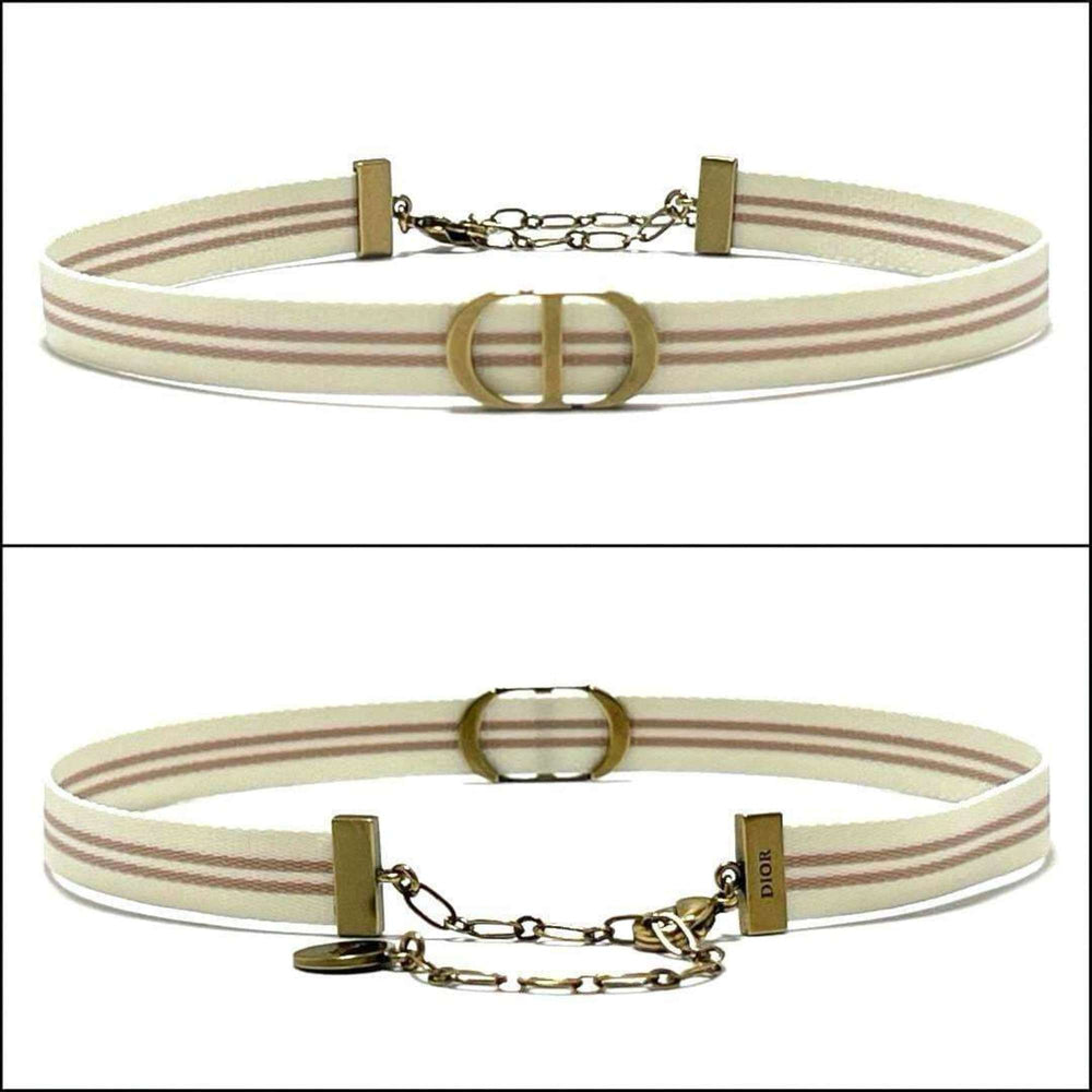Christian Dior Dior Women's Petit CD Choker Necklace Pendant — Like New
