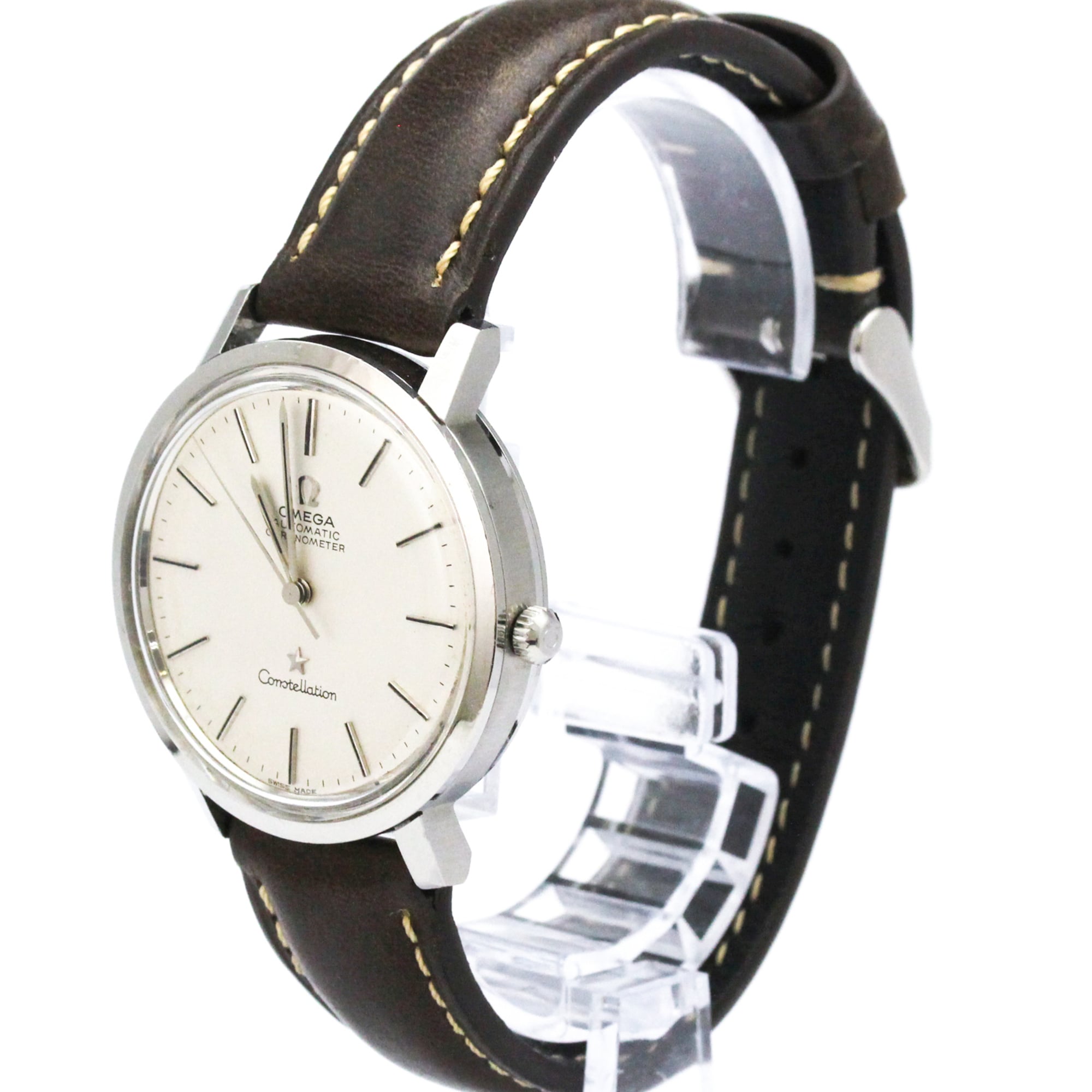 OMEGA De Ville Cal 1012 Rice Bracelet Steel Automatic Watch 167.754 — Good