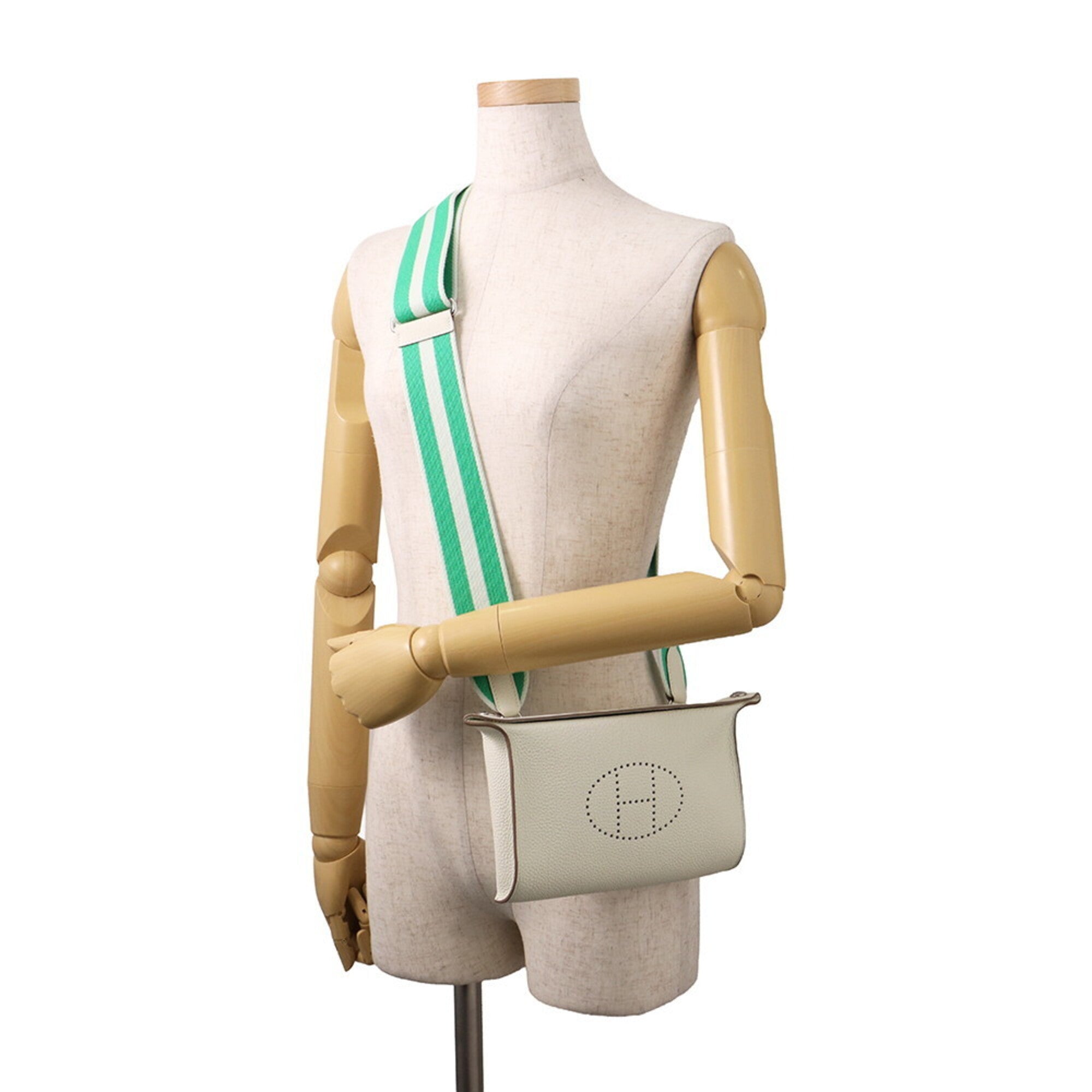Hermes Shoulder Bag Videpoche Mushroom Togo Leather B Stamp Handbag HERMES — Like New