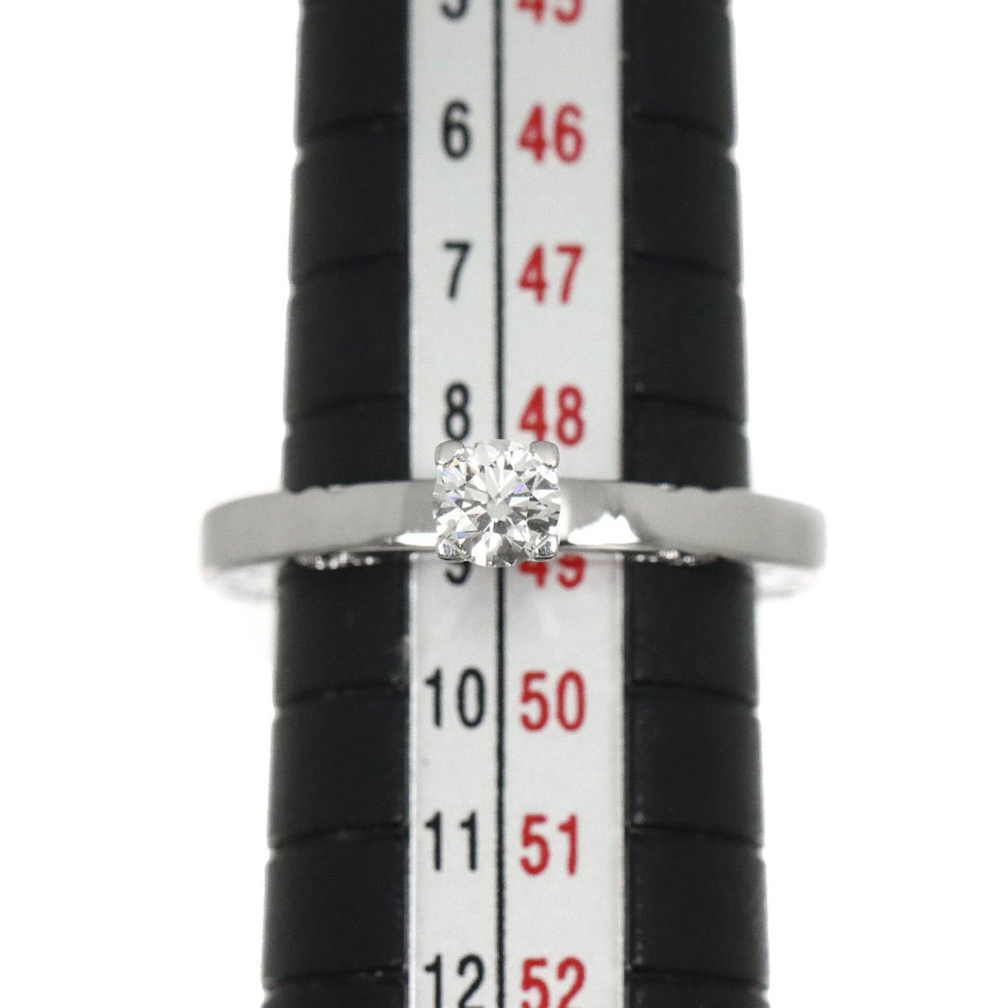 Gucci Icon Solitaire Diamond Ring, 0.24ct F VVS1, Size #9, White Gold (WG) — Like New