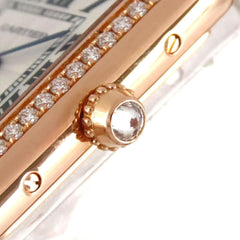 Cartier Tank Louis SM PG D WJTA0020 PG/RG Wristwatch, manual winding — Very Good