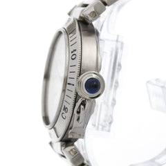 CARTIER Pasha Original Steel Automatic Unisex Watch W31007H2 Polished — Very Good