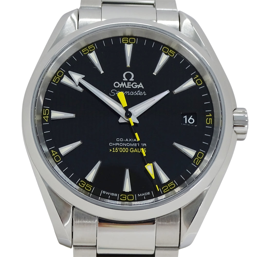 Omega Seamaster Aqua Terra 231.10.42.21.01.002 Men's Watch, Brand Name, 15,000 Gauss, Date, Co-Axial Chronometer, Automatic Movement, Stainless Steel (SS), Polished — Good