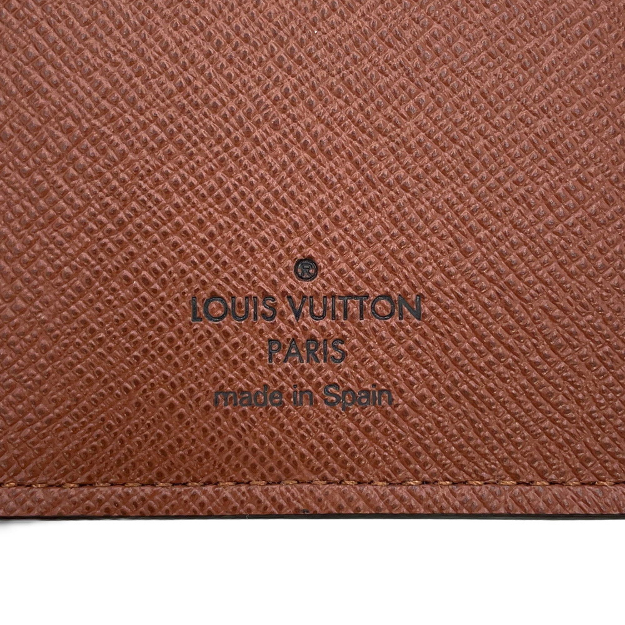 Louis Vuitton Monogram Long Wallet Portefeuille Brazza M66540 LOUIS VUITTON