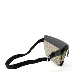 Gucci GG Supreme Belt Bag 779843 GUCCI Waist Black Handbag — Like New
