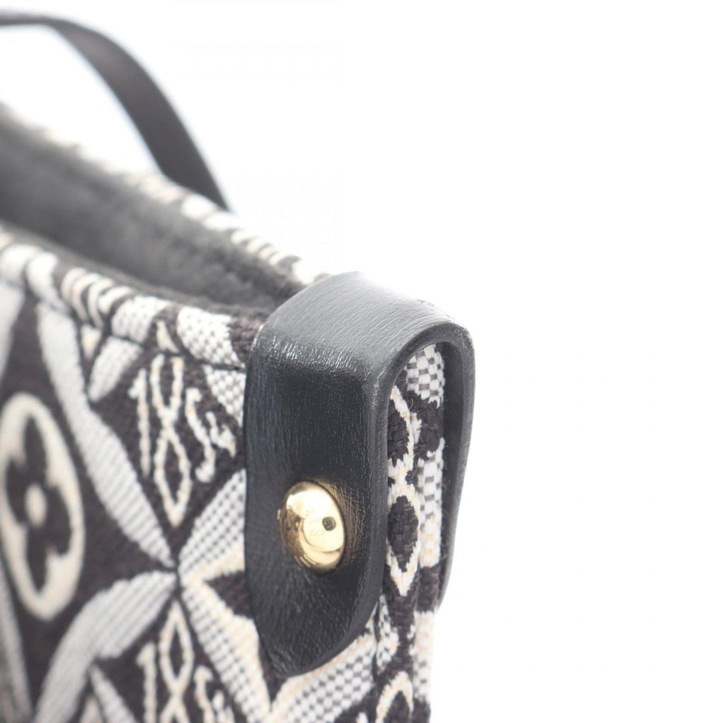 Louis Vuitton On the Go GM Since 1854 Tote Bag, Canvas and Leather with Monogram Jacquard, Women's, Gray Black, M57207