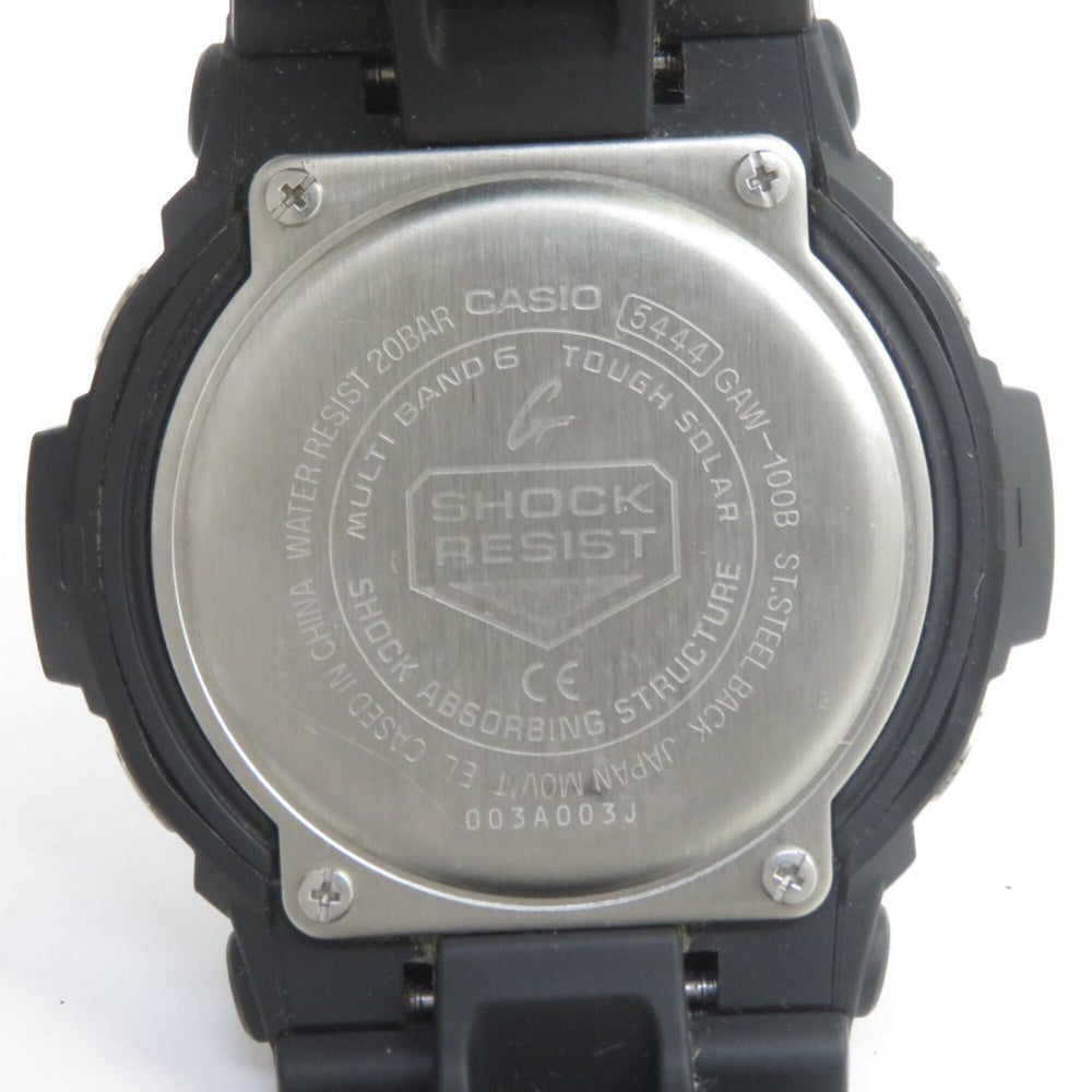 CASIO G-SHOCK GAW-100B-1AJF Big Case Tough Solar Watch — Good