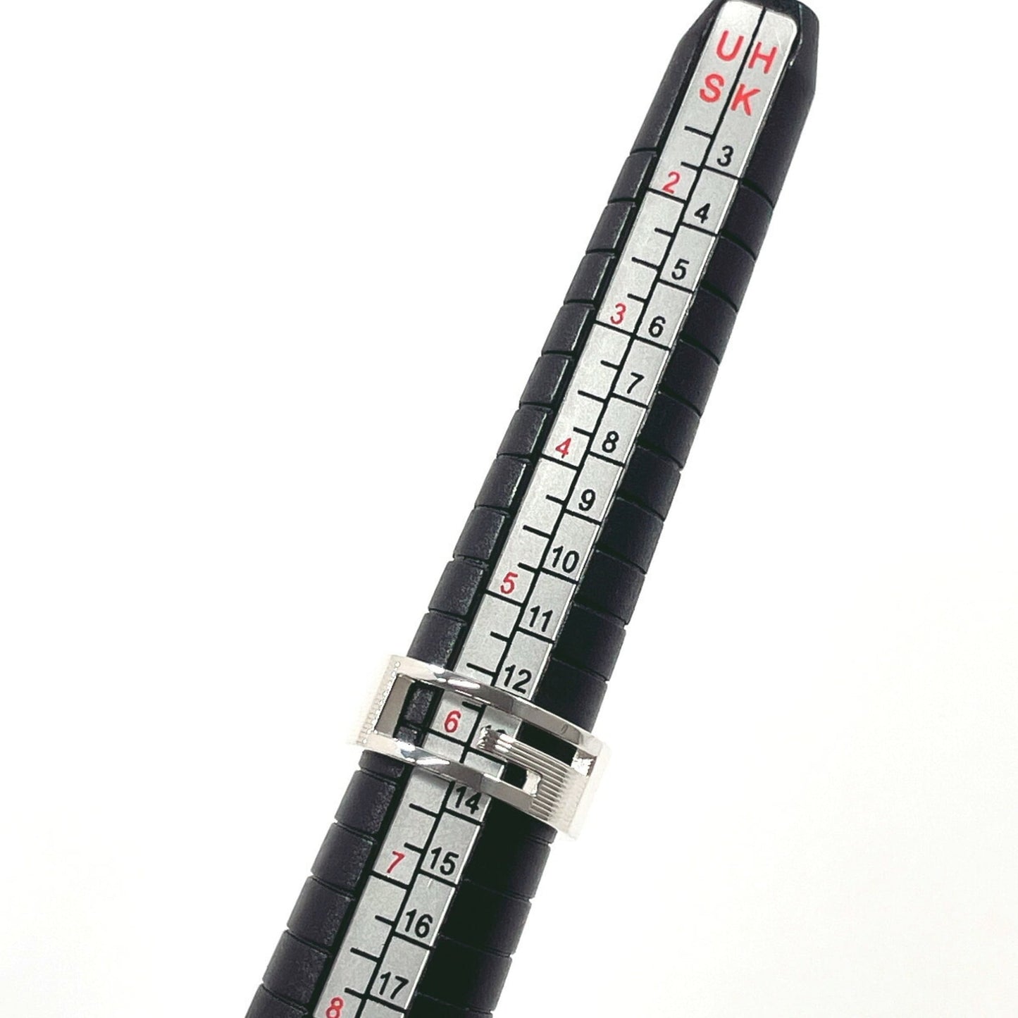 GUCCI Branded Cutout G Ring, 925 Sterling Silver, Size 12, Unisex