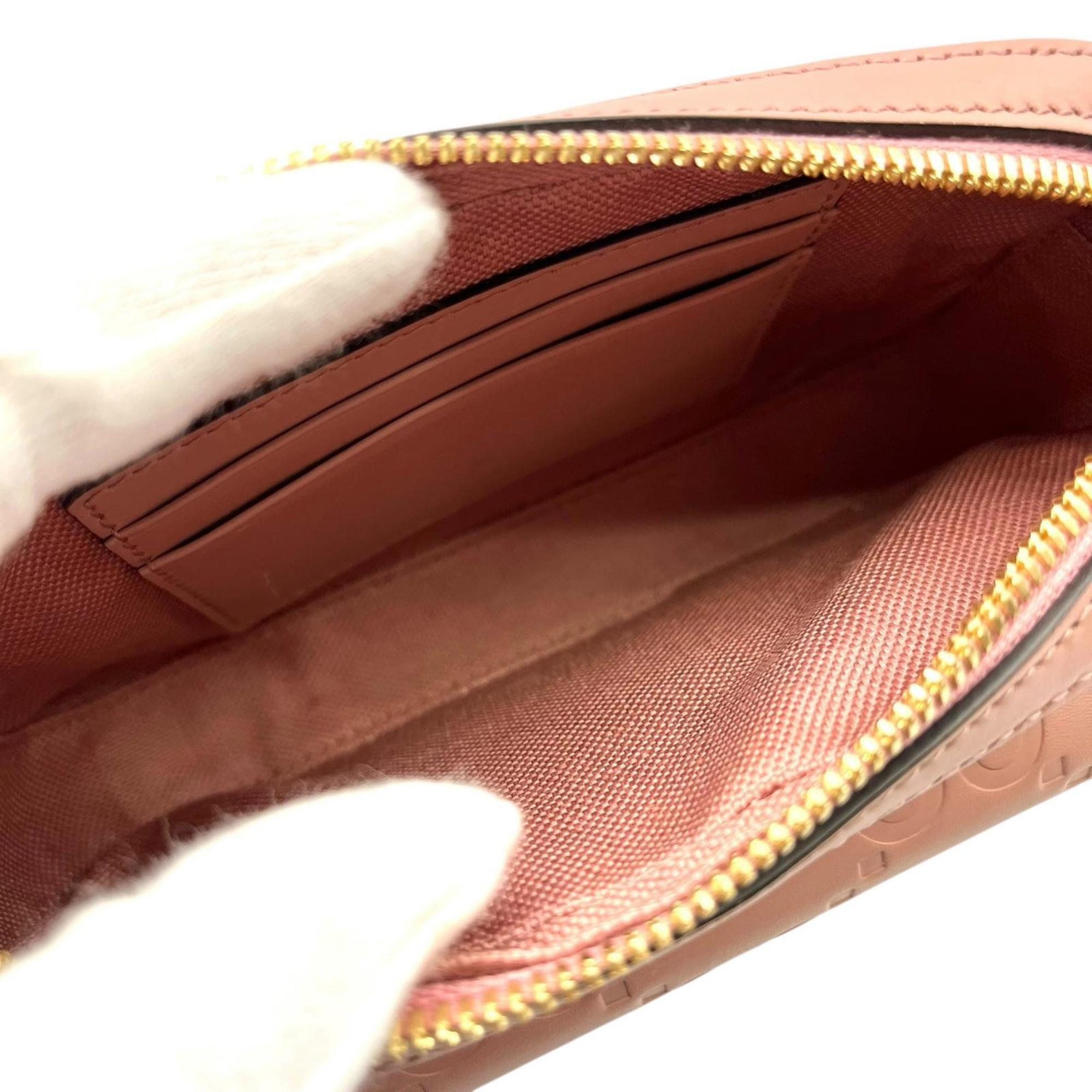 Gucci GG Mini Shoulder Bag 781554 Leather Pink Women's