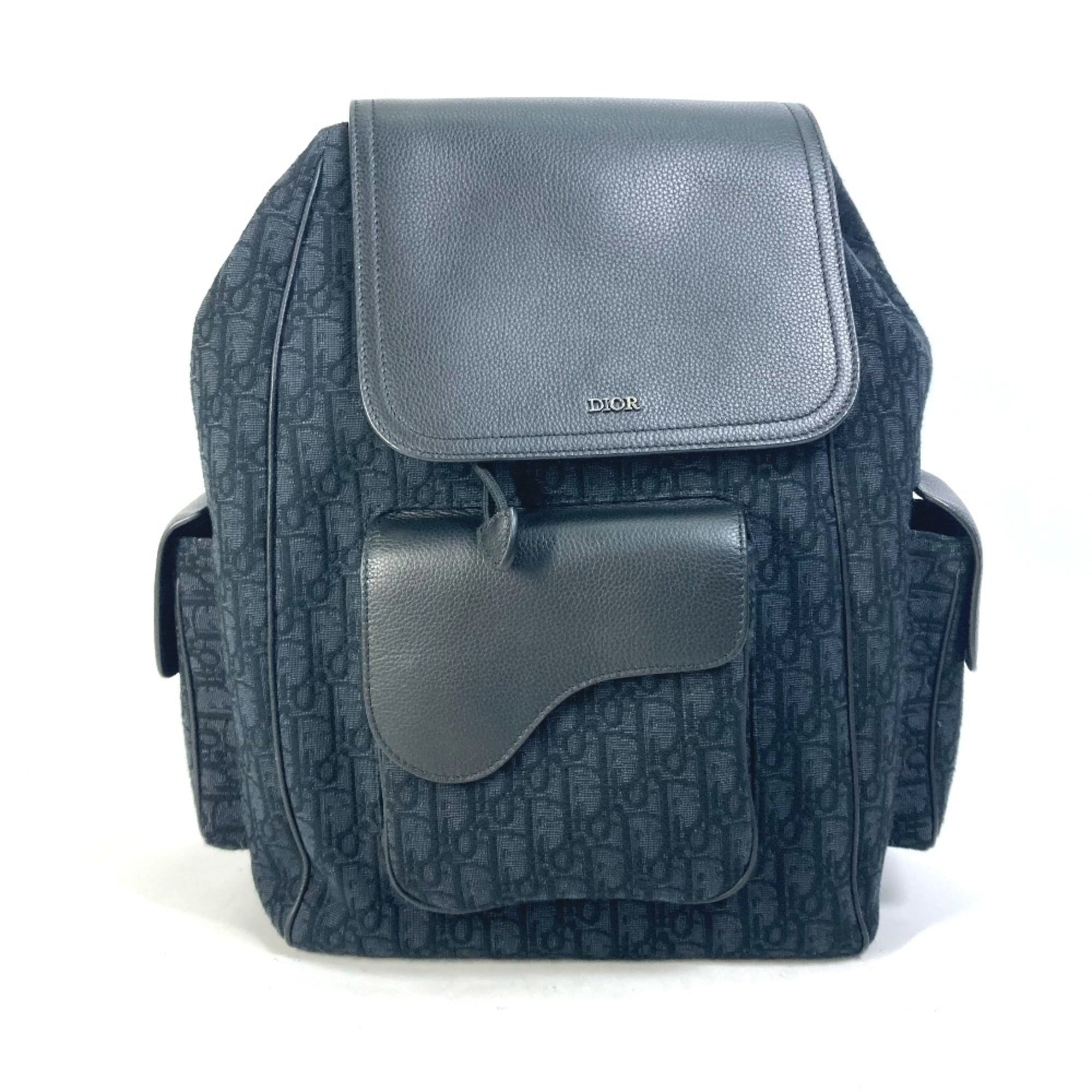 CHRISTIAN DIOR 1ADBA161YKS 23SS backpack bag Backpack Navy Black — Like New