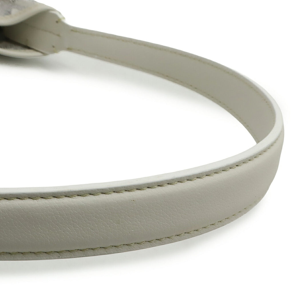 GOYARD Goyard Bohème Hobo Bag Shoulder Coated Canvas Leather White Gray Pouch Not Included