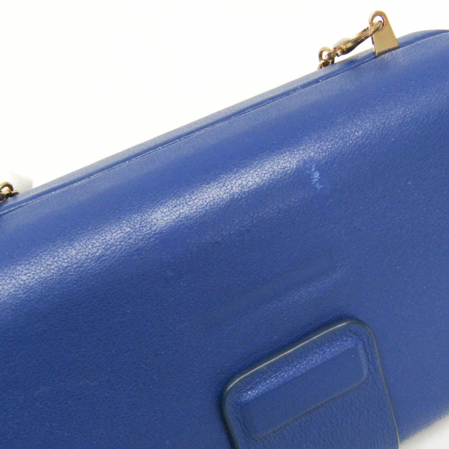 Furla Women's Leather Clutch Bag,Shoulder Bag Royal Blue