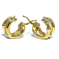 Bottega Veneta Men's Hoop Earrings in Silver 925 — Like New