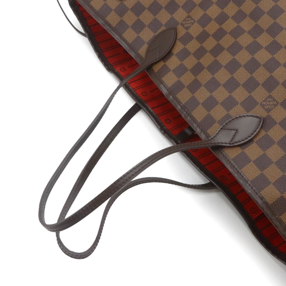 Louis Vuitton Neverfull GM Damier Tote Handbag, Ebene Cerise, N51106, Gold Hardware — Like New
