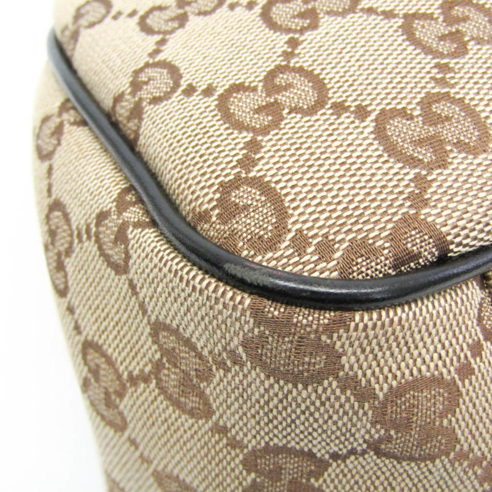 Gucci GG Twins 232957 Women's Canvas Tote Bag Beige,Black — Like New