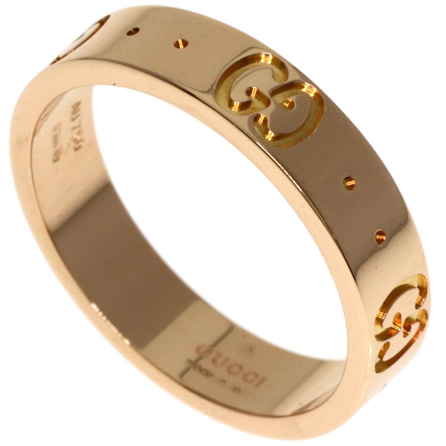 Gucci Icon #9 Ring, 18K Pink Gold, Women's, GUCCI