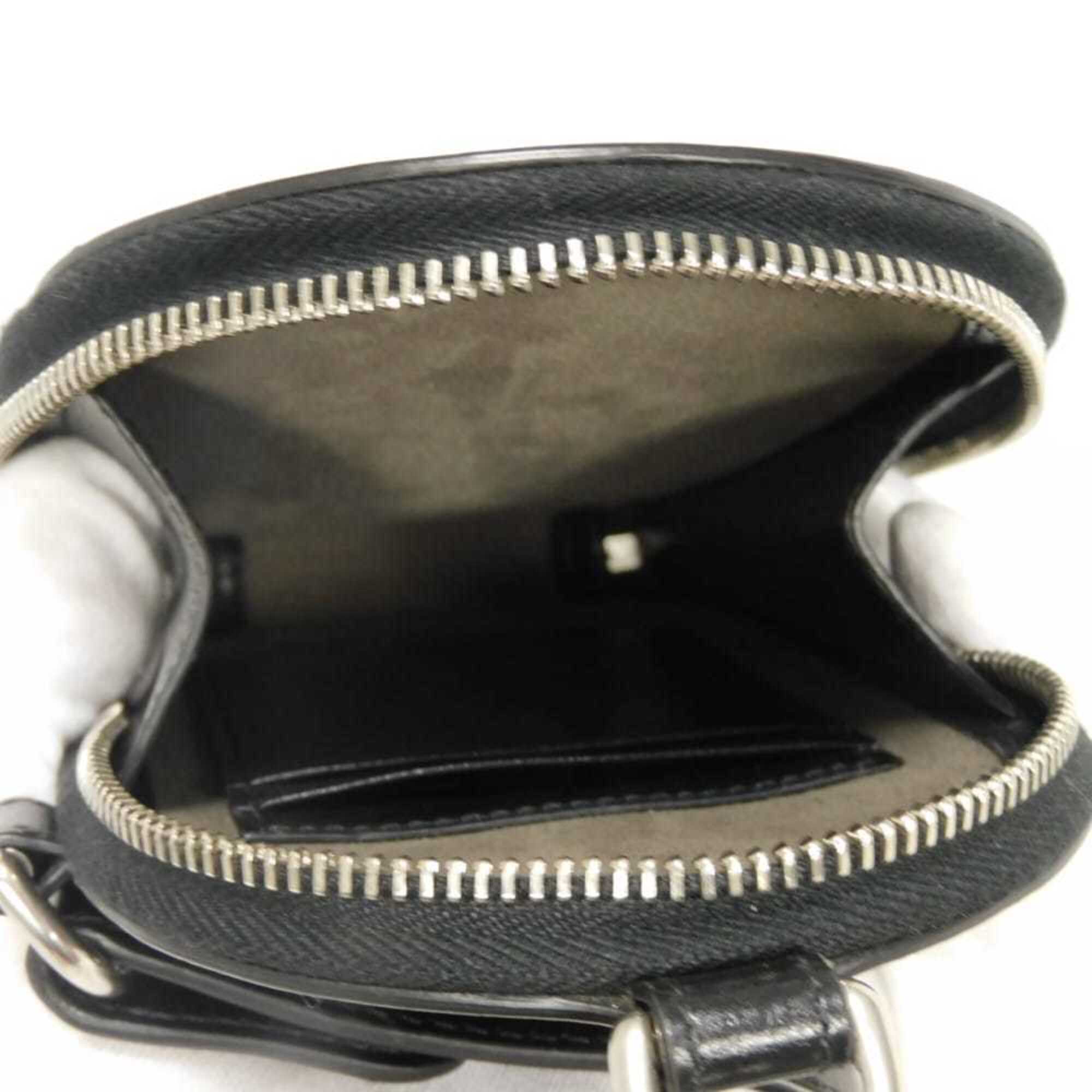 Gucci GG Supreme Shoulder Bag with Phone Holder, Double G Design, 2-Way, Interlocking G, Black, 724357 92TCF 1000, Men's/Women's — Like New