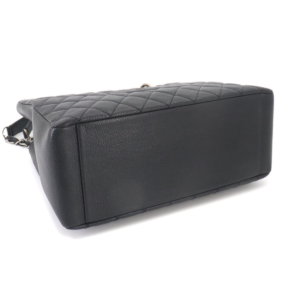 Chanel Matelasse Grand Chain Tote Handbag GST Caviar Leather Black A50995 — New - Store Return