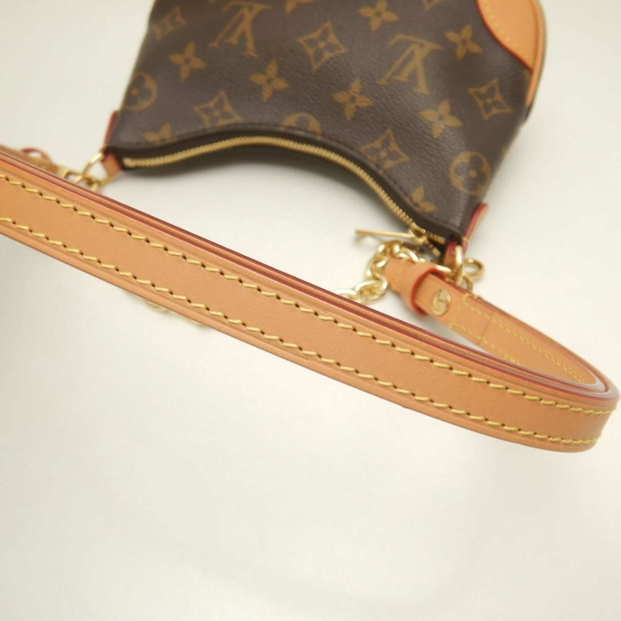 LOUIS VUITTON Louis Vuitton Monogram Nano Boulogne M25519 Shoulder Bag Brown Women's 253989 — Like New