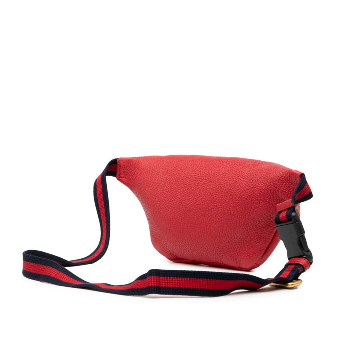 Gucci logo body bag/waist bag 527792 red leather women's GUCCI