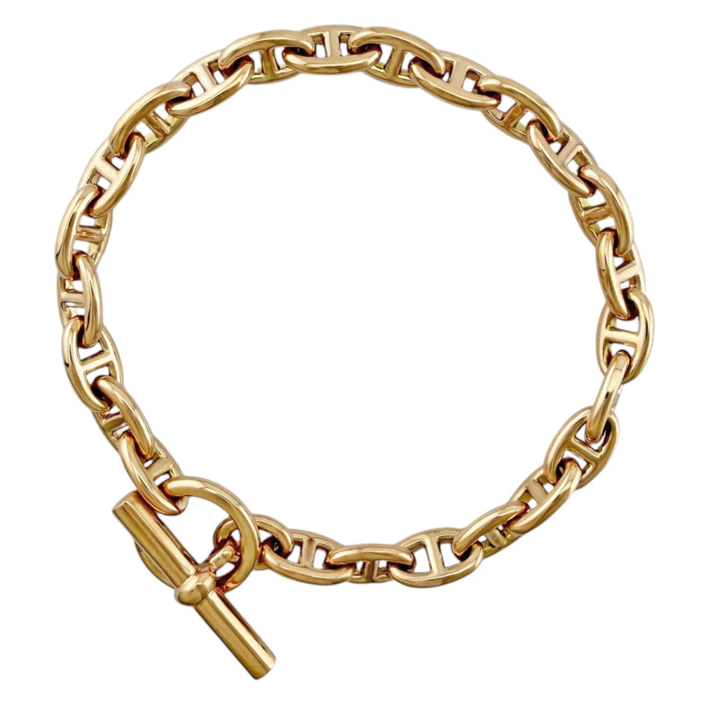 Hermes Chaine d'Ancre Bracelet, 18K Pink Gold, Women's HERMES — Like New