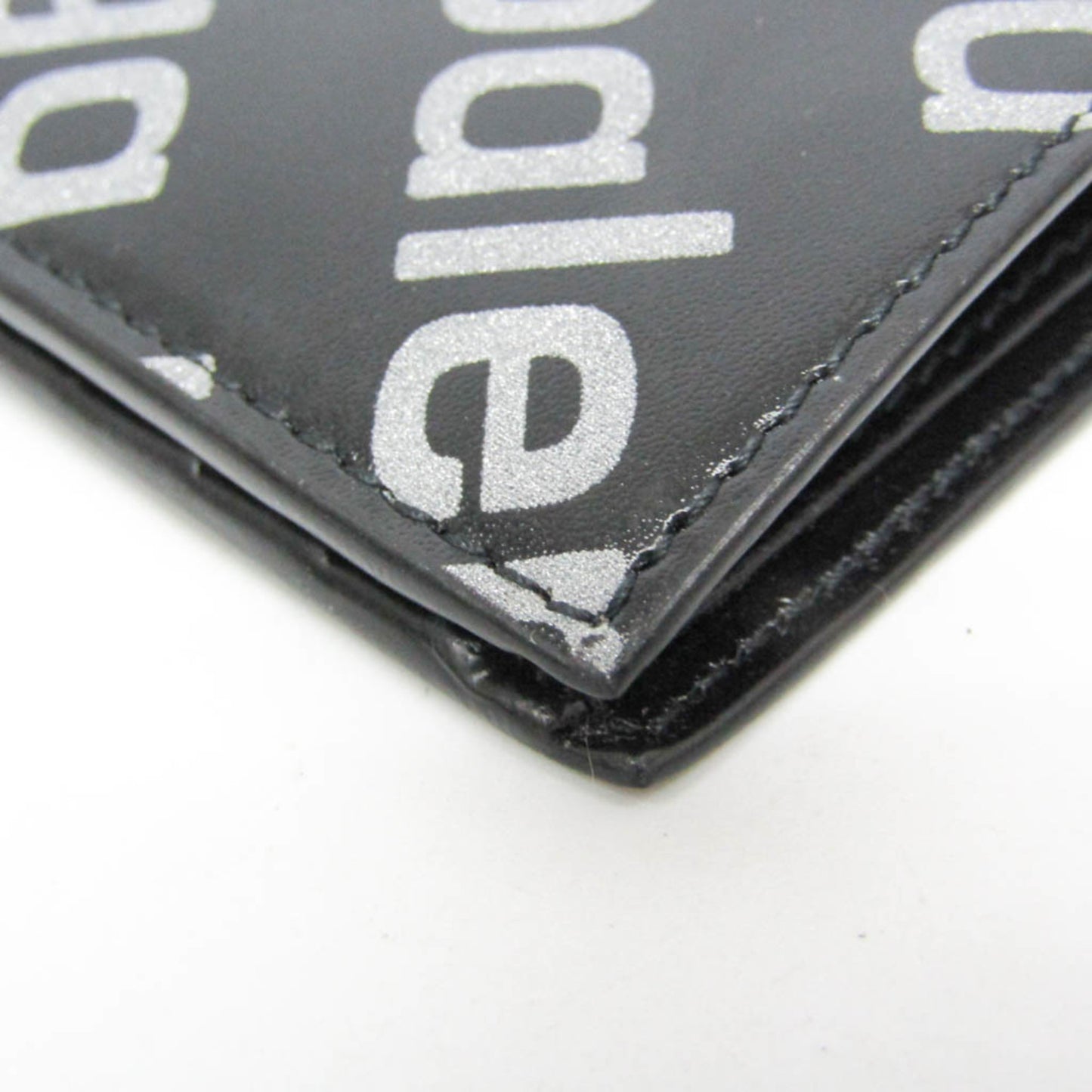 Balenciaga 594549 Women,Men  Calfskin Bill Wallet (bi-fold) Black