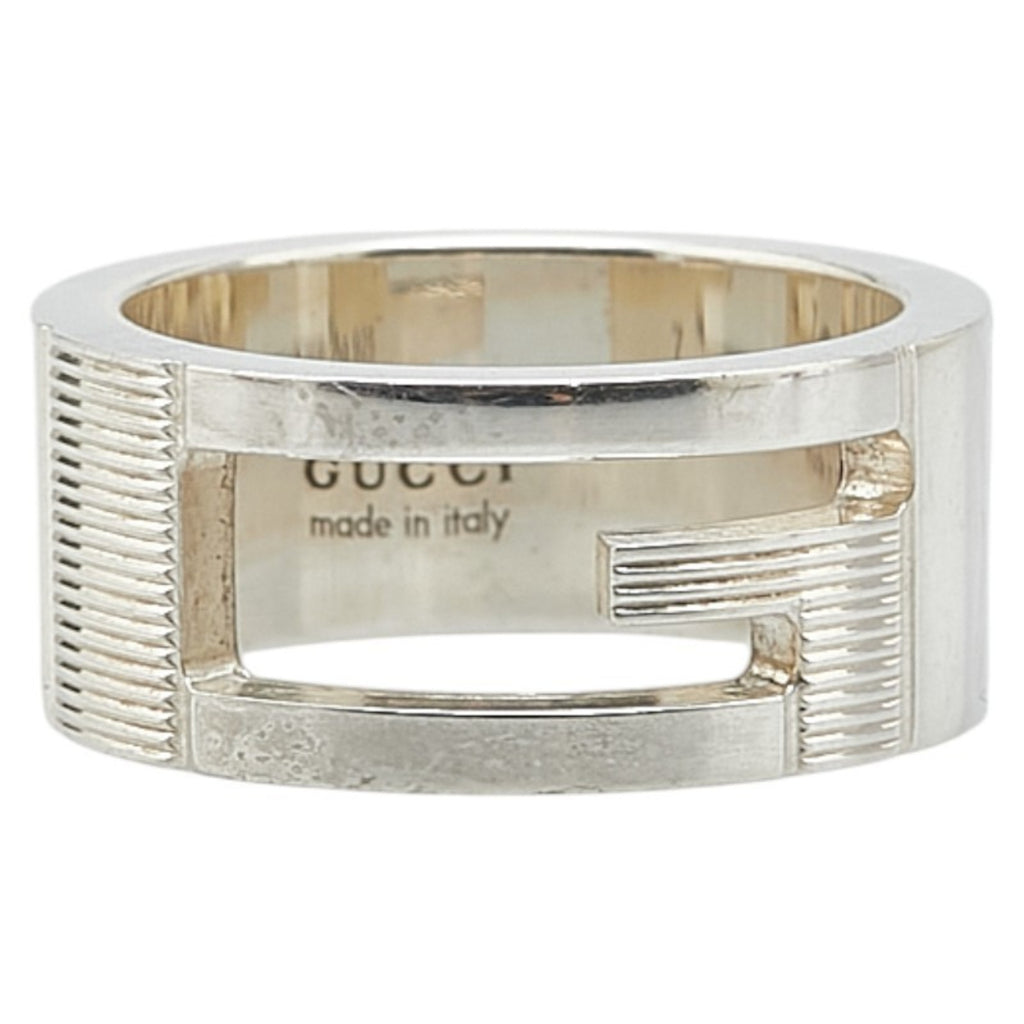 Gucci Cutout G Ring #7 SV925 Silver Women's GUCCI