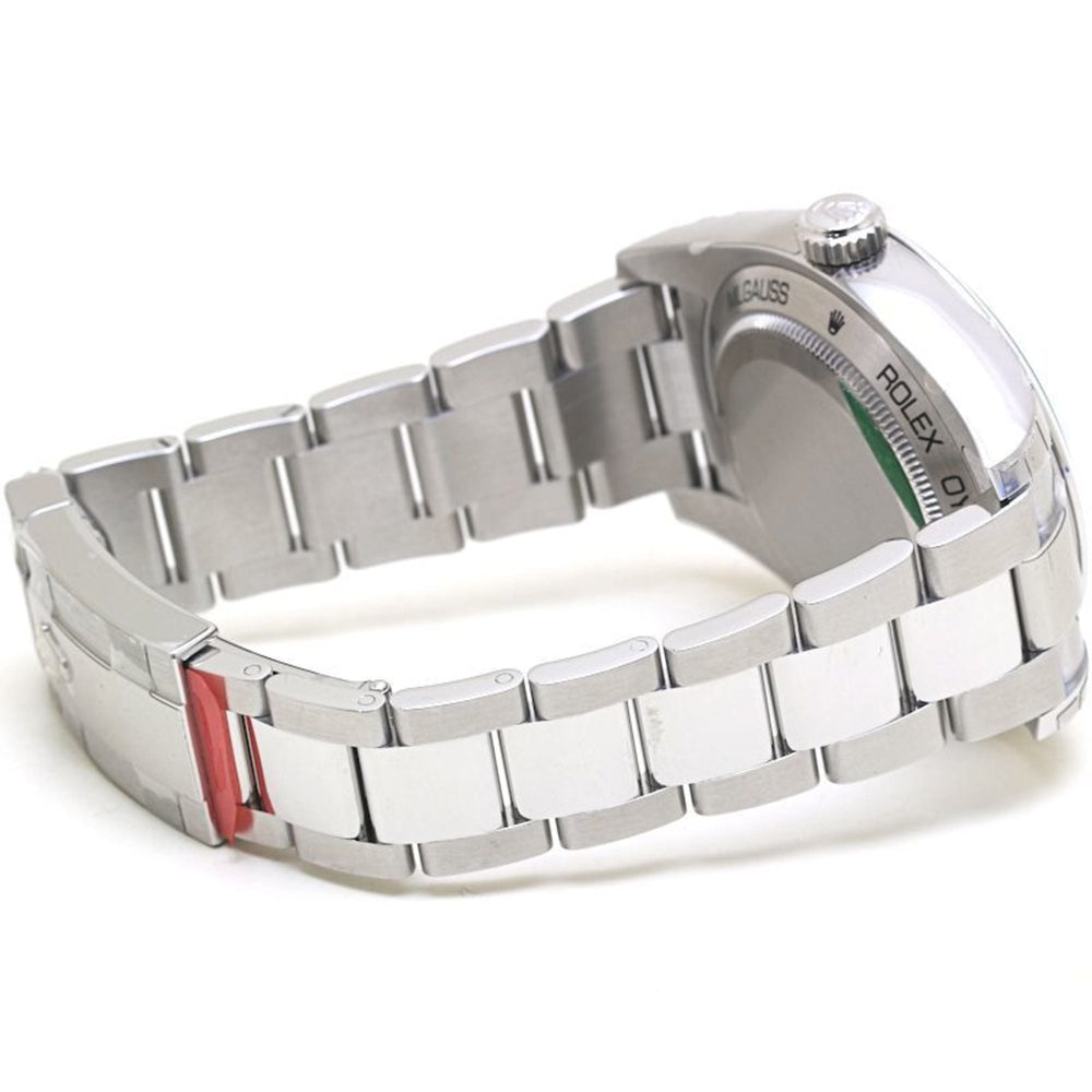 ROLEX Milgauss Z Blue, Random Number 116400GV, Men's Stainless Steel Watch, 40132 — New - Store Return