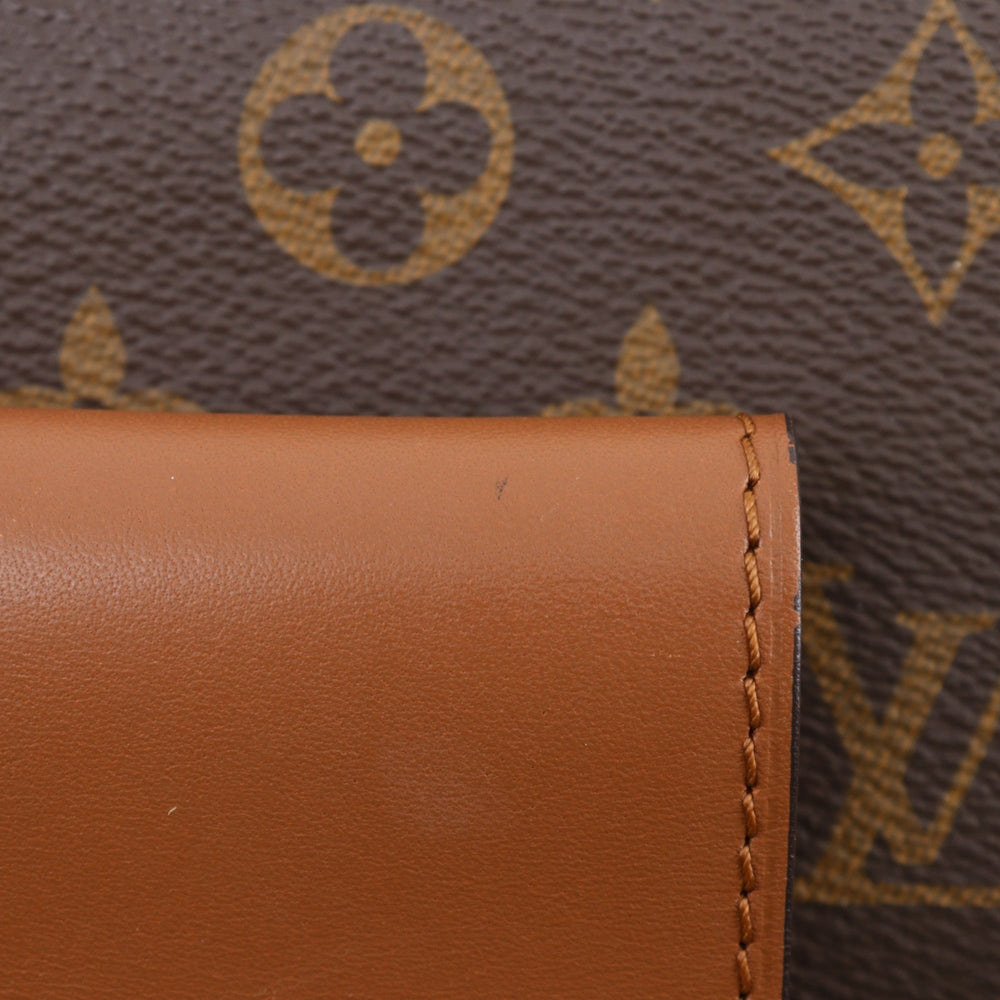 Louis Vuitton Dauphine MM Shoulder Bag, Monogram Reverse, M45958, Canvas, Brown, 2-way, Magnetic Closure, Women's — Like New