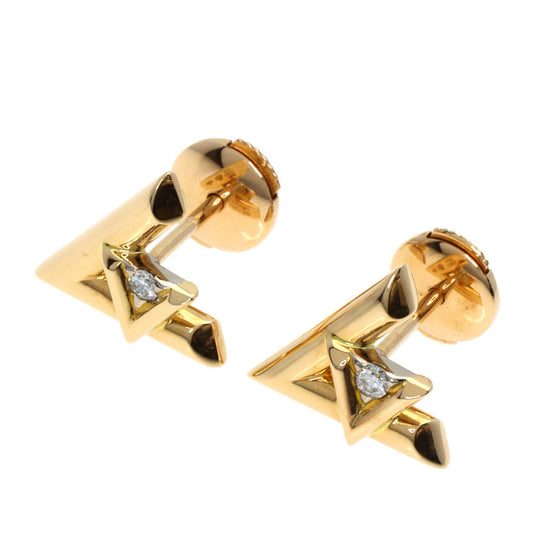 Louis Vuitton LV Volt One Puce Diamond Earrings in 18K Pink Gold for Women
