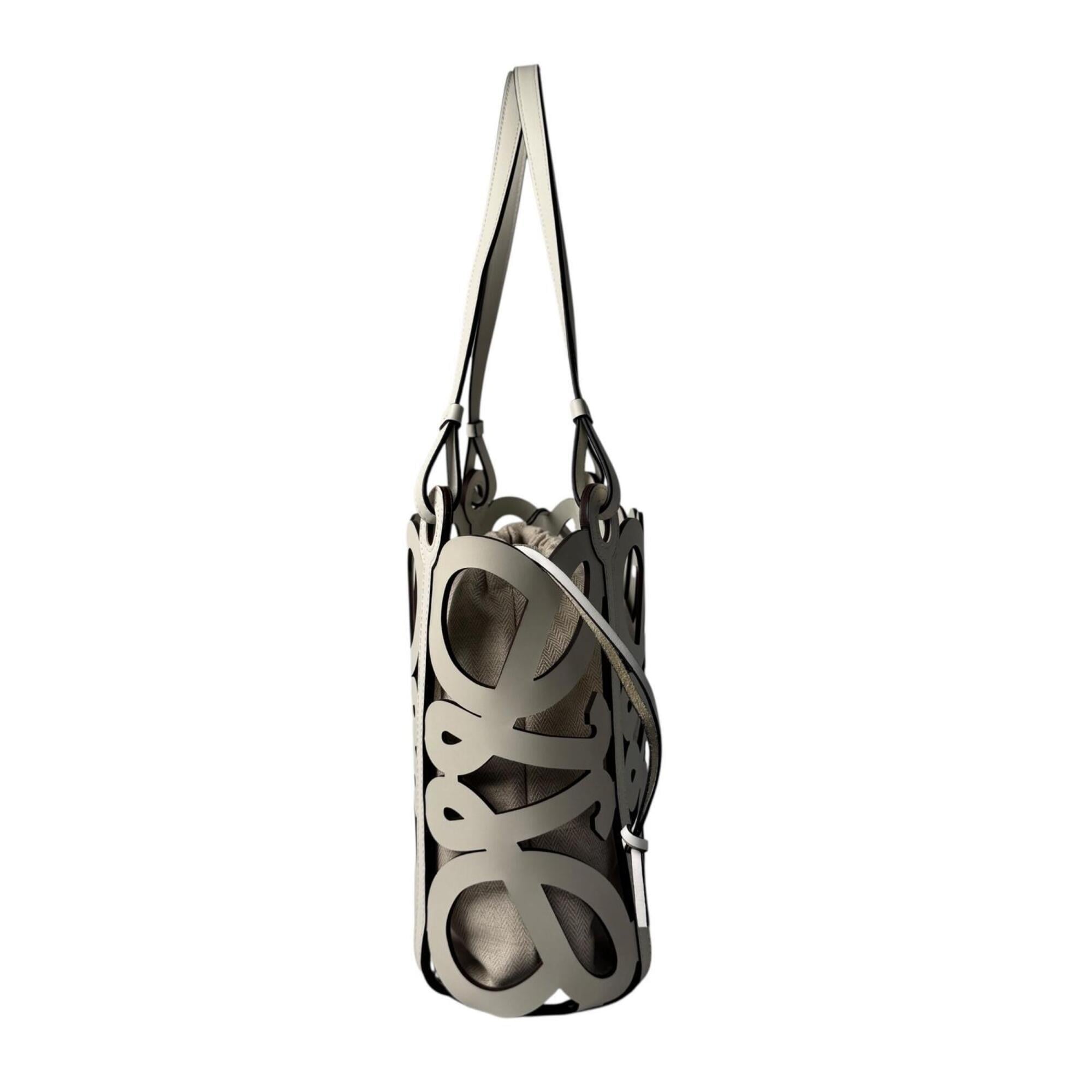 Loewe Anagram Cutout Tote Bag for Women — Like New