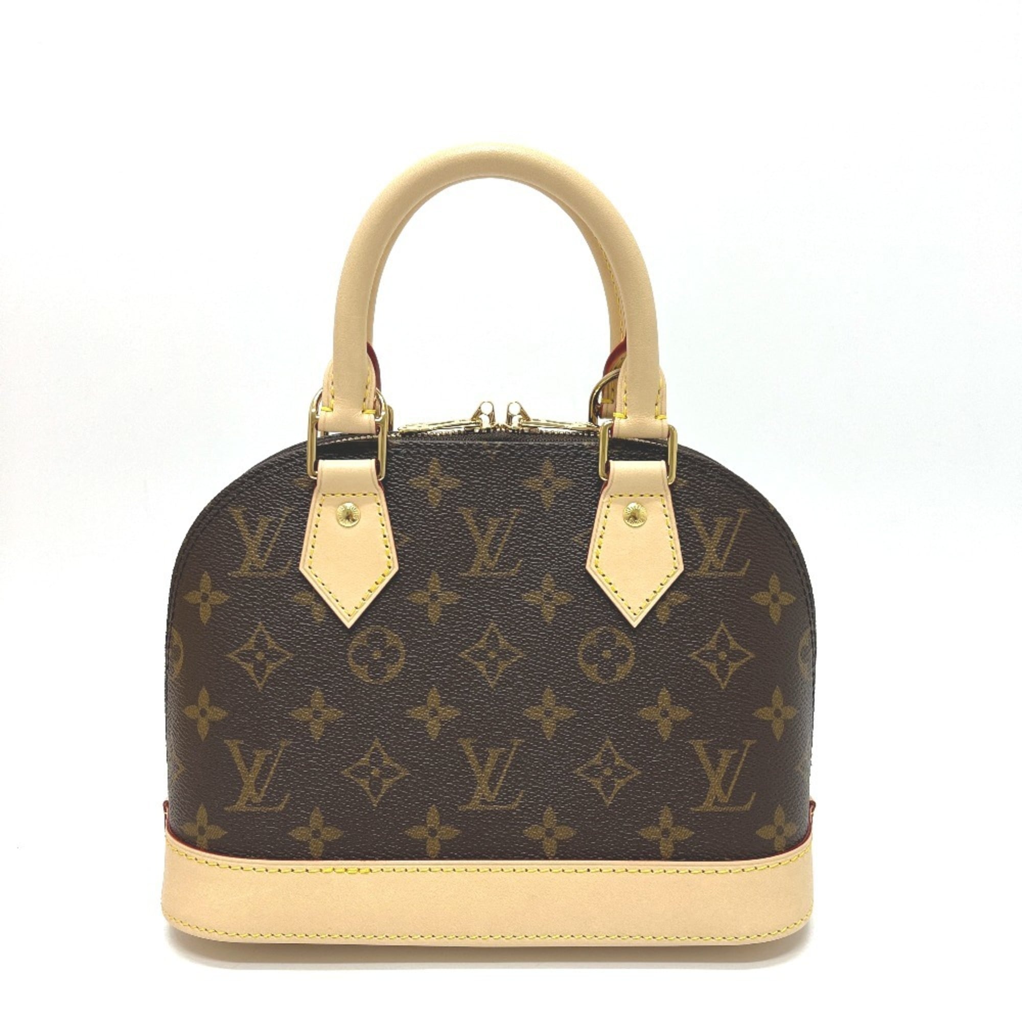 LOUIS VUITTON M46990 Alma BB 2-Way Bag, Handbag, Monogram Canvas, Women's, Brown — New - Store Return