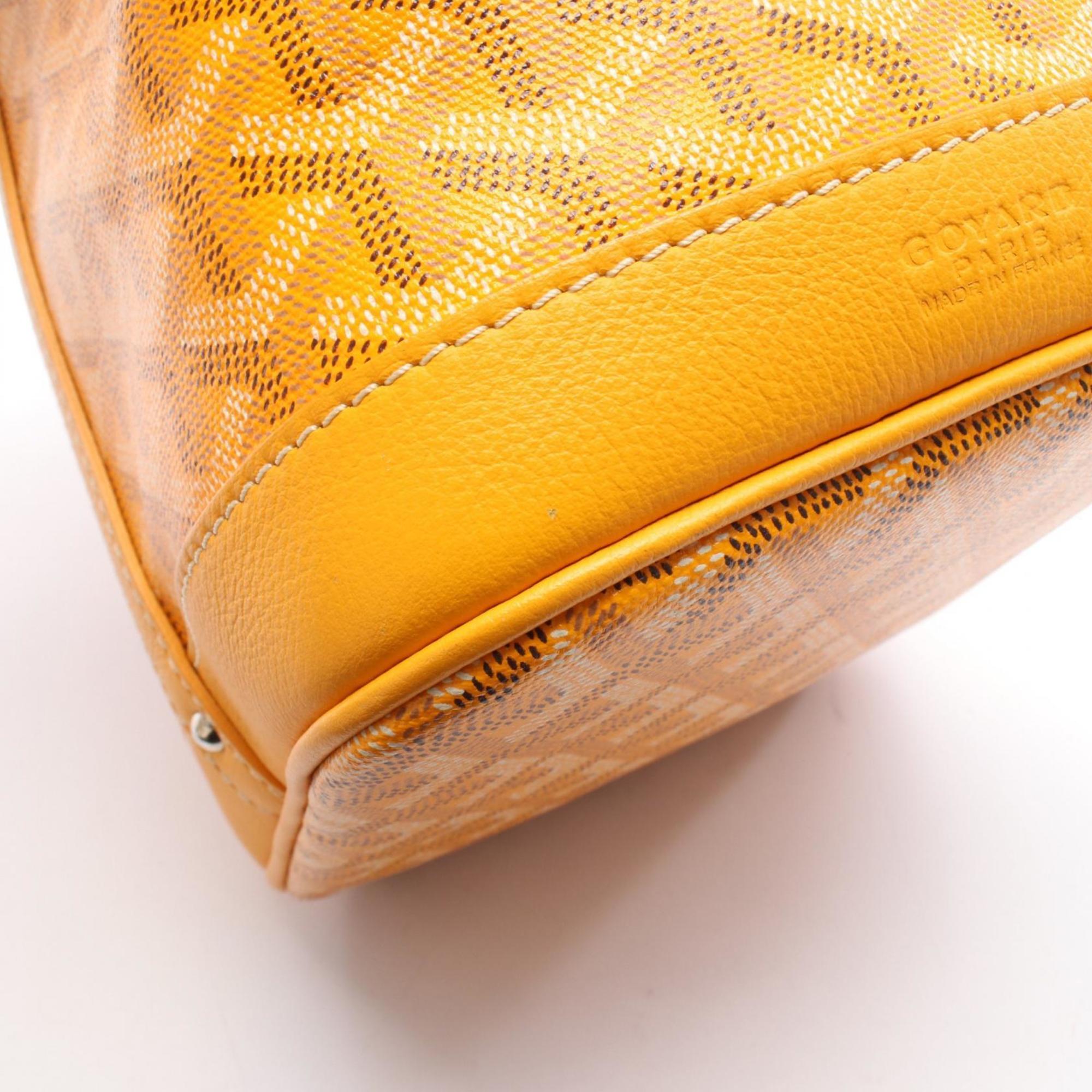 Goyard GOYARD shoulder bag, coated canvas, women's, yellow, multicolor