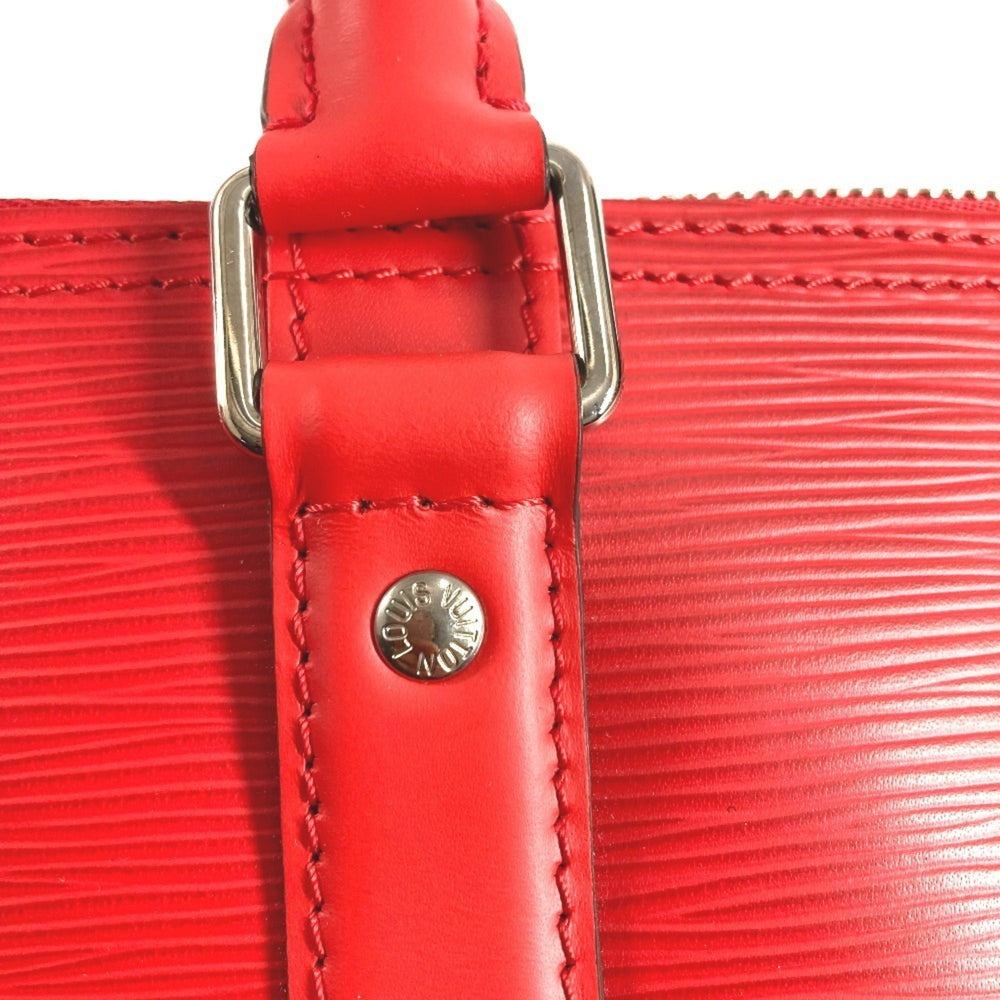 LOUIS VUITTON M53419 Epi Leather x Supreme Collaboration Keepall Bandoulière 45 Travel Bag, Boston Men's, Red, Like New — Like New