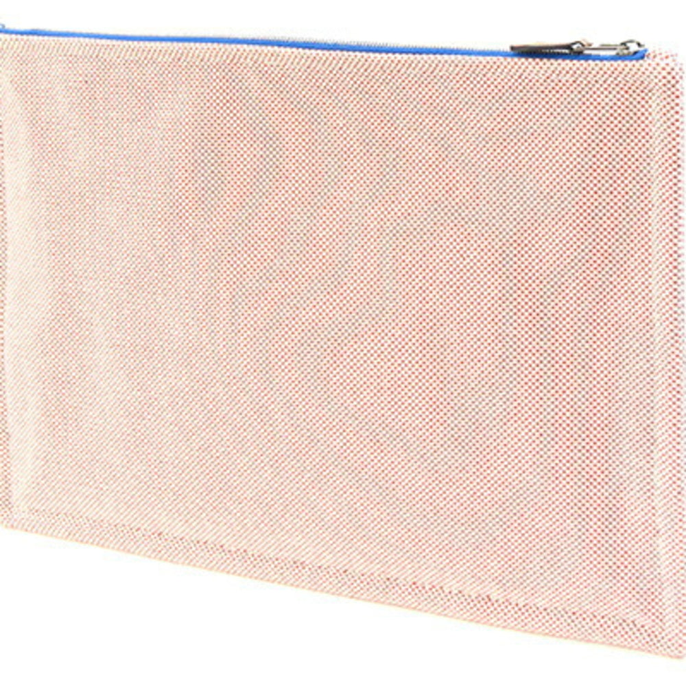 Hermès Yachting GM Pouch, Orange and Multicolor, 100% Cotton, Flat Clutch Bag, Travel Women's, HERMES — Like New