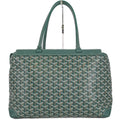 GOYARD Belle Chasse Beyod PM Tote Bag for Men and Women, Green Coated Canvas Leather