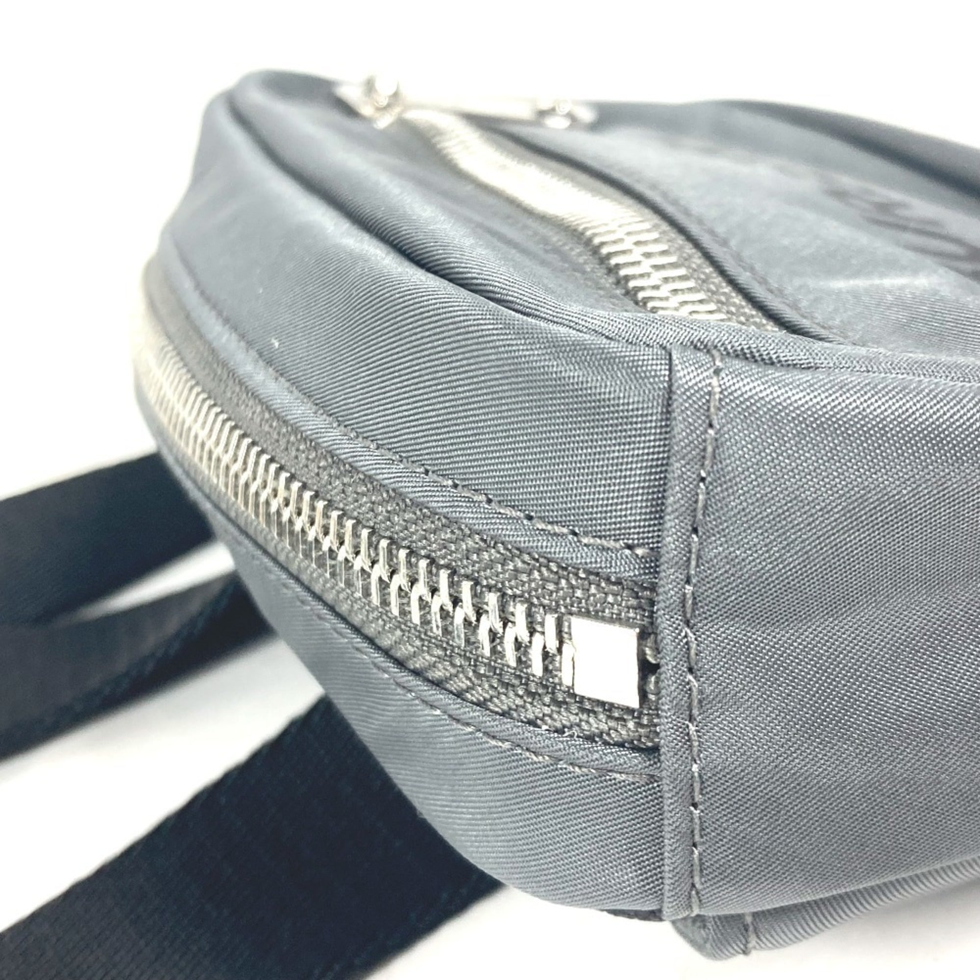 BURBERRY 8052888 Cross Belt Bag Waist Pouch Body Nylon Men's Grey — New - Store Return