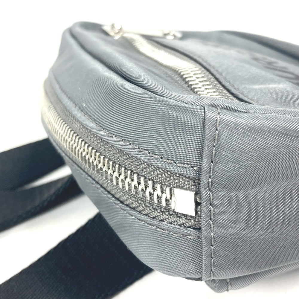 BURBERRY 8052888 Cross Belt Bag Waist Pouch Body Nylon Men's Grey — New - Store Return