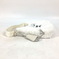 PRADA 1NE515 Terry Re-Edition 2000 SPUGNA Handbag Shoulder Bag Tote Fabric Women's White G-240510-7 — New - Store Return