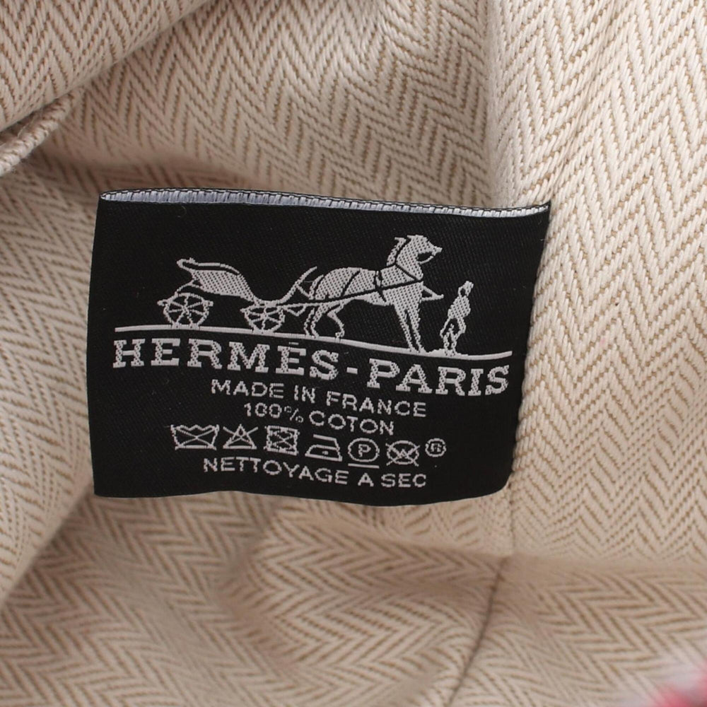 Hermes Bride à Bracque PM Handbag, Canvas, Women's, Pink, Bordeaux, Orange, H104222M 04 — New - Store Return