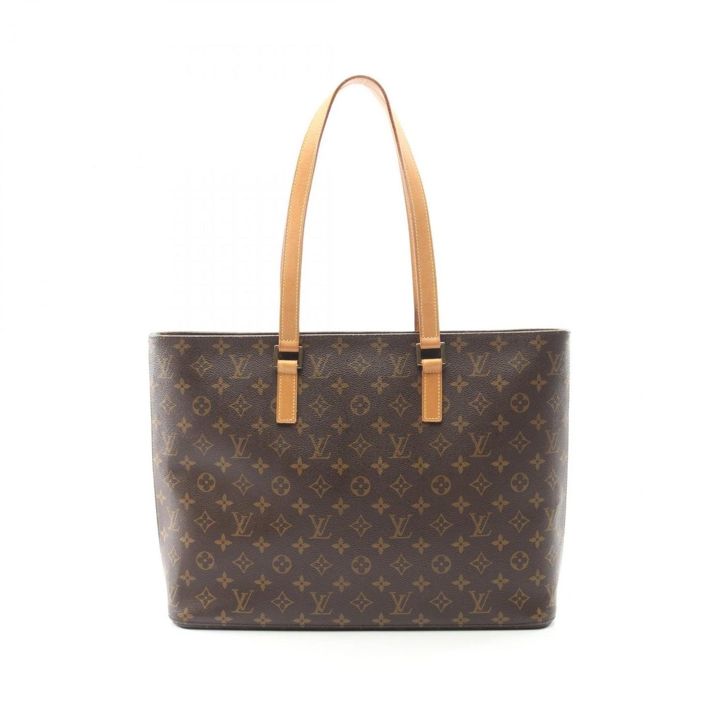 Louis Vuitton Luco Monogram Tote Bag, Coated Canvas and Leather, Women's, Brown, M51155