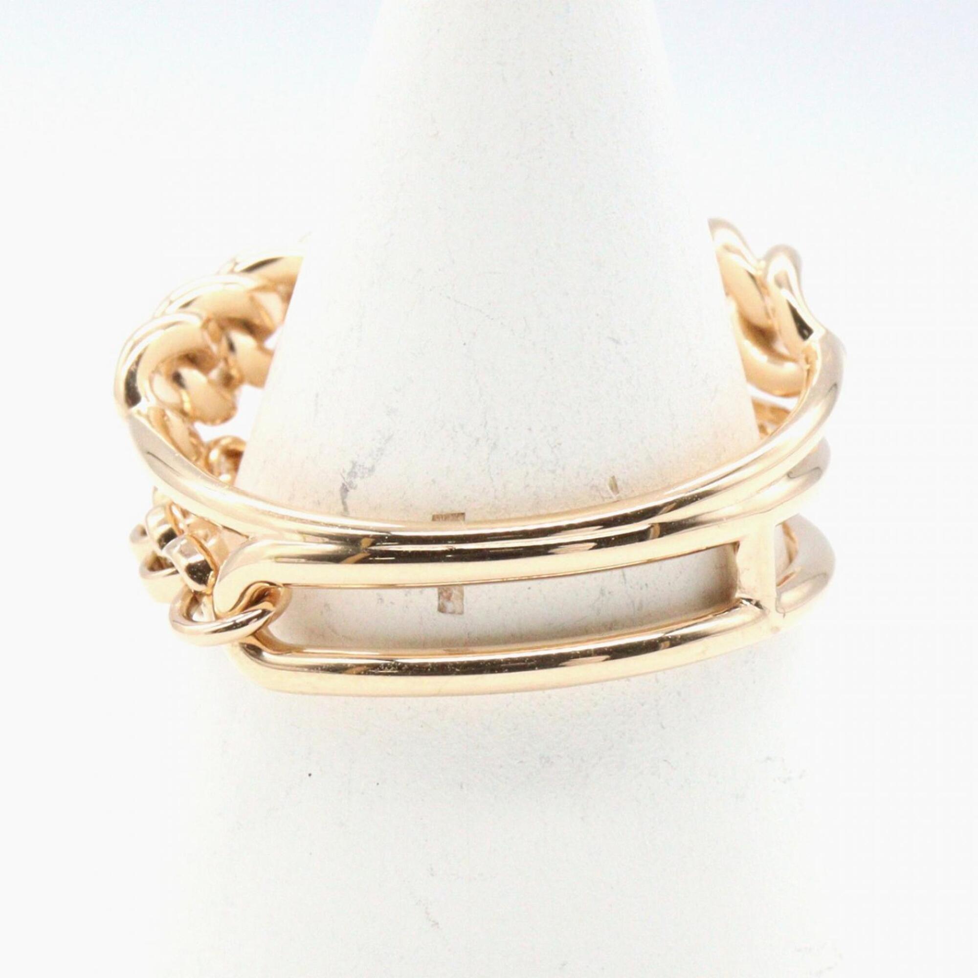 Hermes Mix and H Ring, 18K Pink Gold (PG), Women's, Tone, H124611B 00050 — Like New