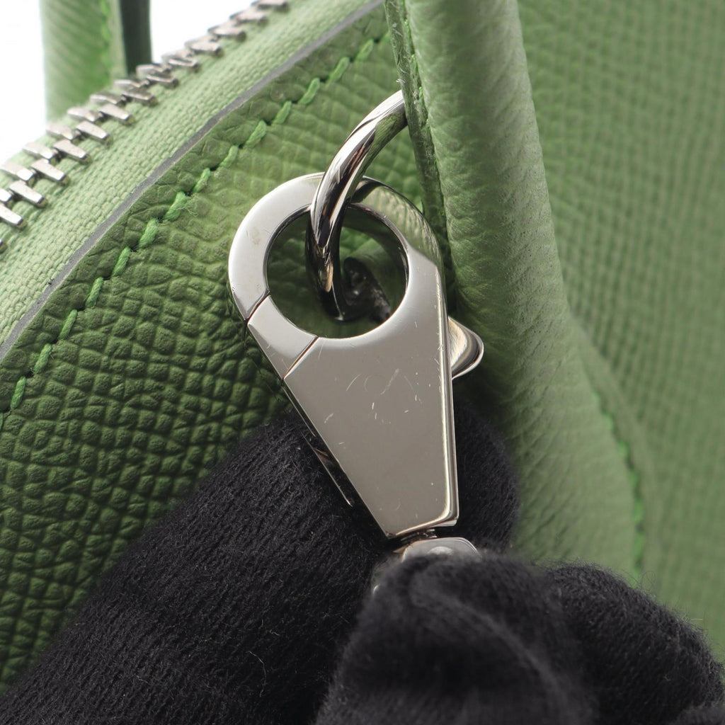 Hermes Hermès Bolide 27 Vert Cricket handbag, Epsom leather, women's, green