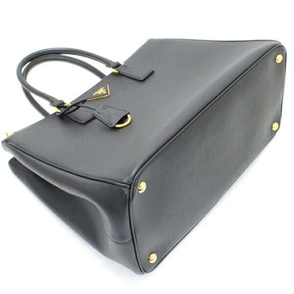 Prada Galleria handbag, tote bag, shoulder Saffiano leather, black, women's, 1BA786 NERO T5896 — New - Store Return