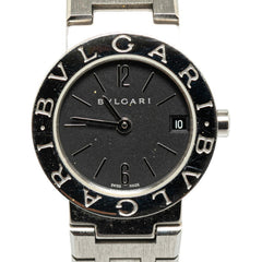 BVLGARI Watch BB23SS Quartz Black Dial Stainless Steel Women's — Good